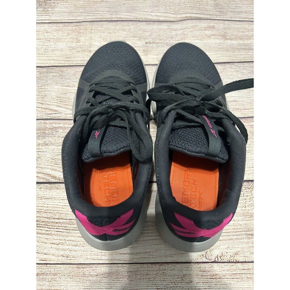 Reebok Womens Flexagon 3.0 Memory Tech Sneakers Gray Hot Pink Size 6 - Picture 5 of 8